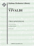 Two Sinfonias: Nos. 1 (Op. 204, RV 719) and 2 (RV 146/F.XI: 41) Cover Image