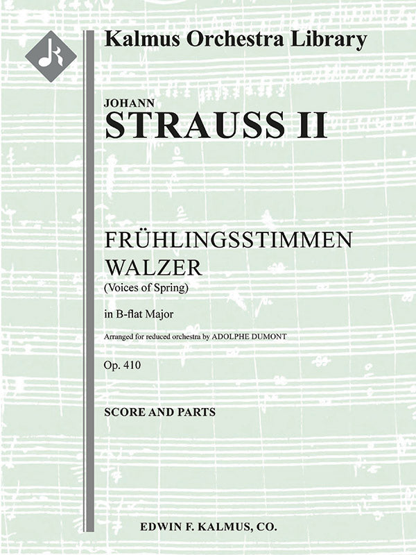 Fruehlingsstimmen Walzer, Op. 410 (Voices of Spring) Cover Image