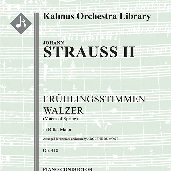 Fruehlingsstimmen Walzer, Op. 410 (Voices of Spring) Cover Image