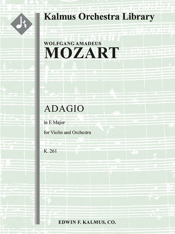 Adagio in E Major, K. 261 Cover Image