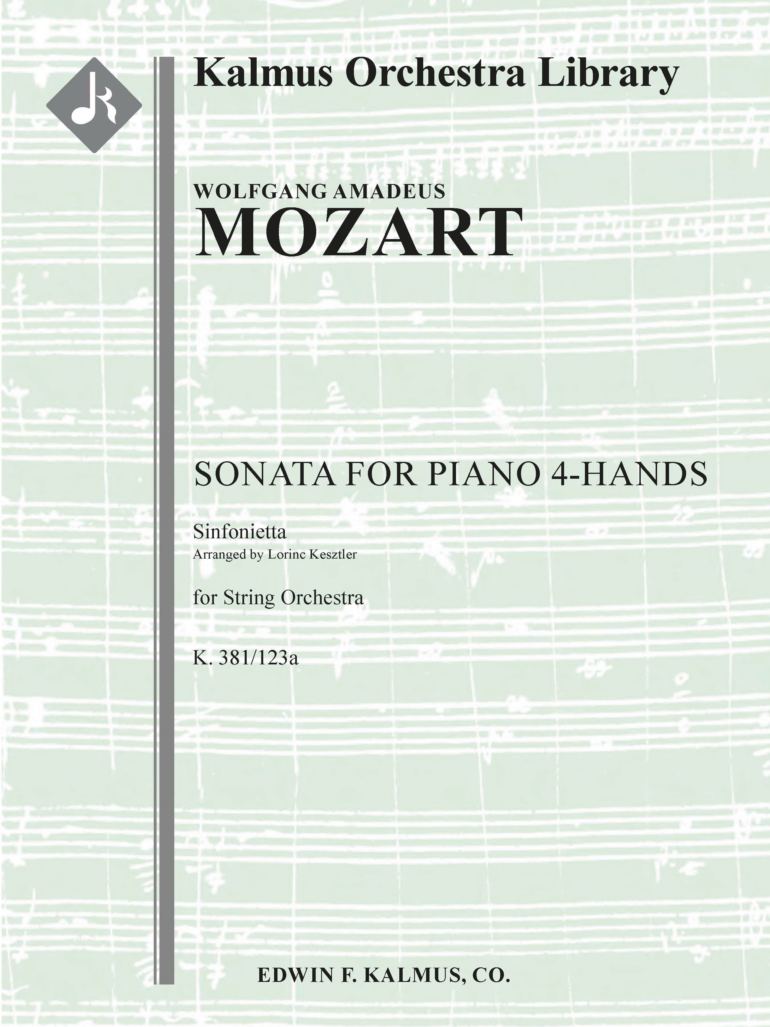 Sonata for Piano 4-Hands, K. 381/123a: Sinfonietta Cover Image