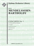 Violin Concerto No. 1 in D minor, MWV O 3 (2nd version) Cover Image