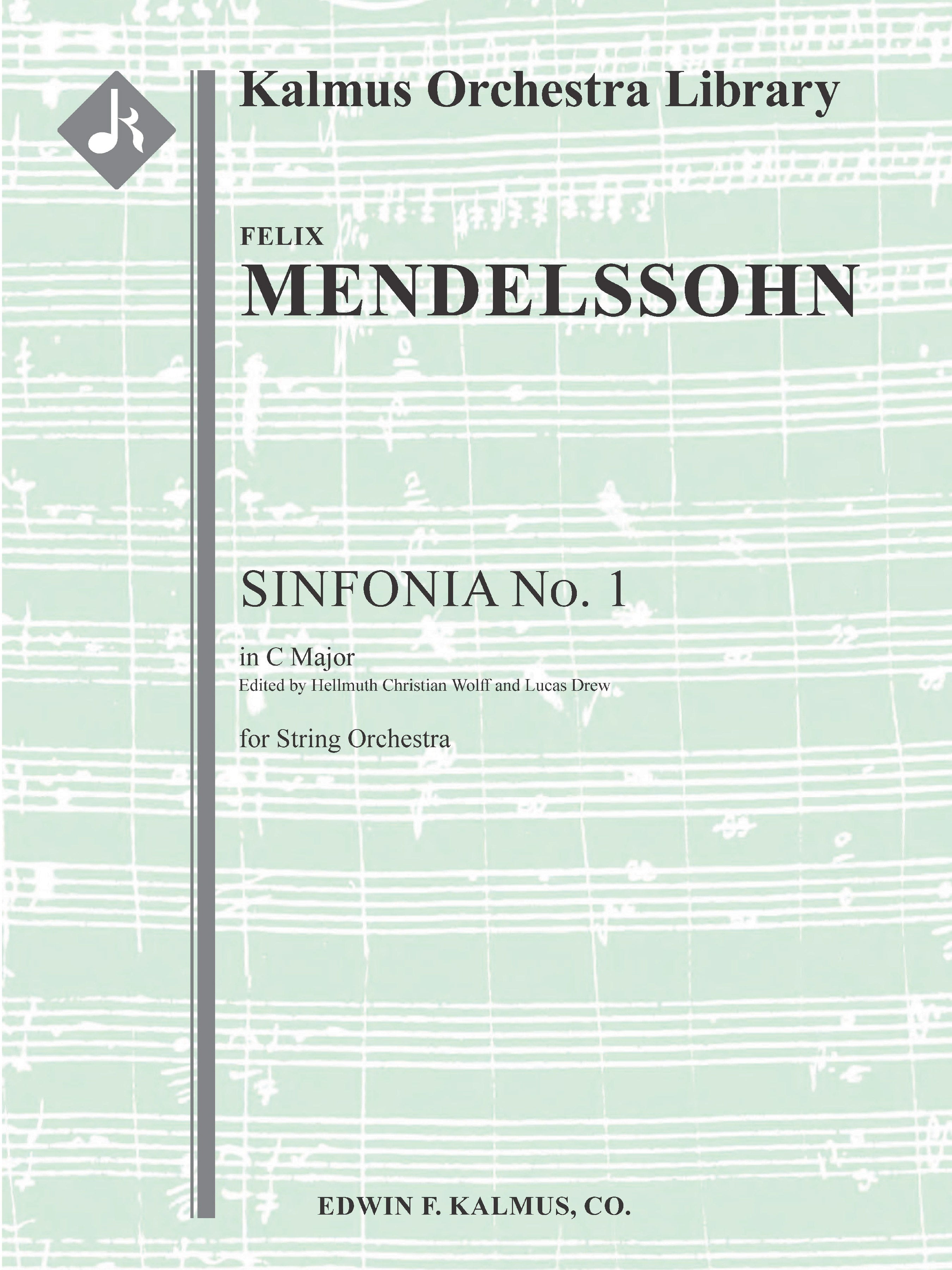 バイオリン　sinfonia ux 1/2 Sinfonia No. 1: String Symphony in C: String Orchestra, Full Score