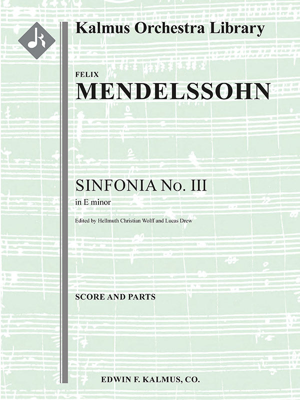 Sinfonia No. 3: String Symphony in E minor Cover Image