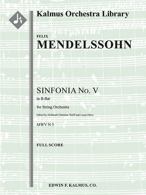 Sinfonia No. 5: String Symphony in B flat Cover Image