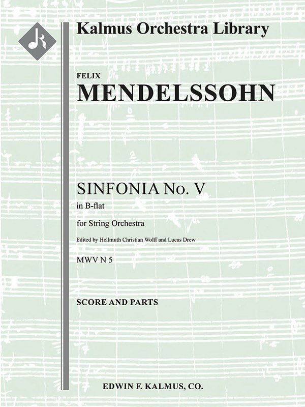 Sinfonia No. 5: String Symphony in B flat Cover Image