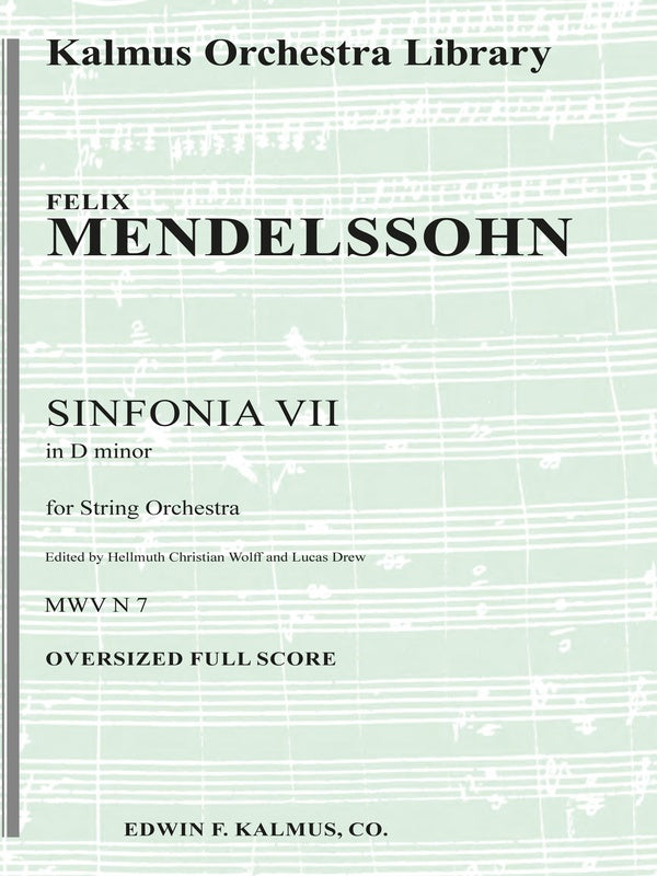 Sinfonia No. 7: String Symphony in D minor Cover Image