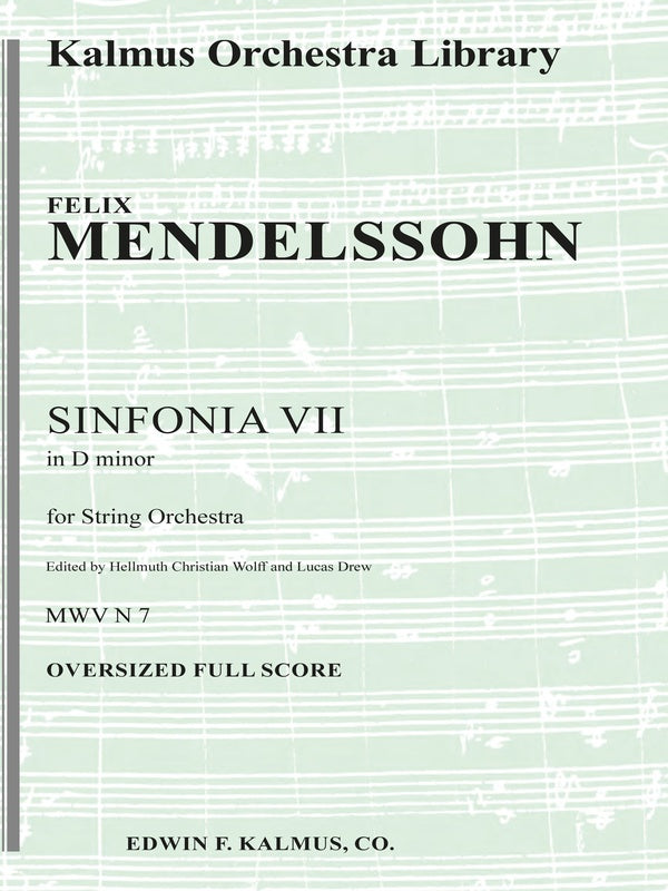 Sinfonia No. 7: String Symphony in D minor Cover Image