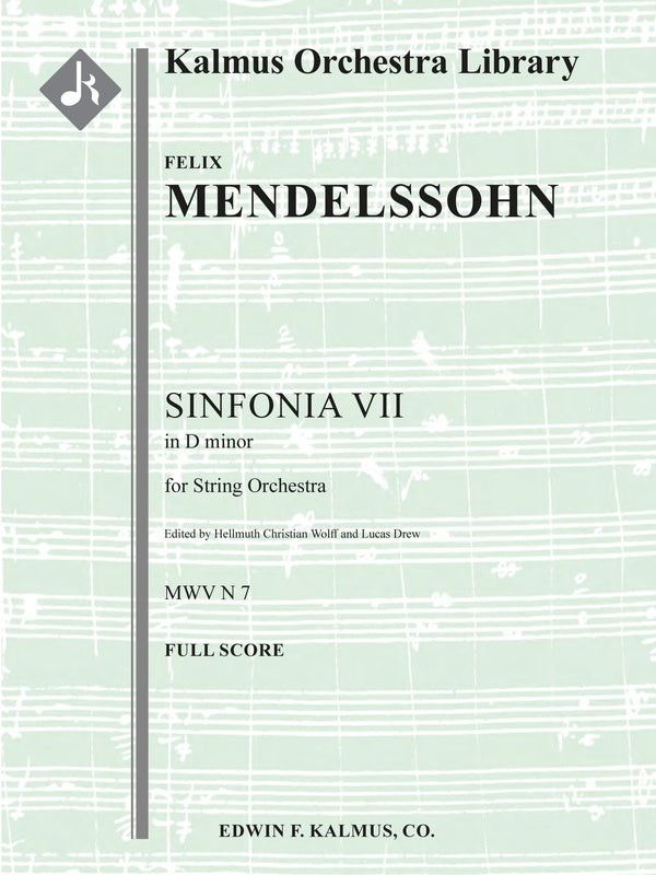Sinfonia No. 7: String Symphony in D minor Cover Image