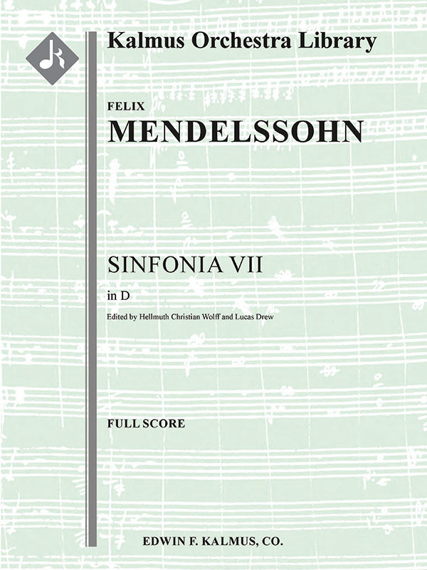 Sinfonia No. 7: String Symphony in D minor Cover Image