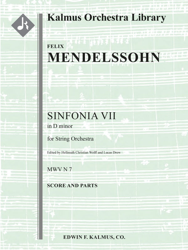 Sinfonia No. 7: String Symphony in D minor Cover Image