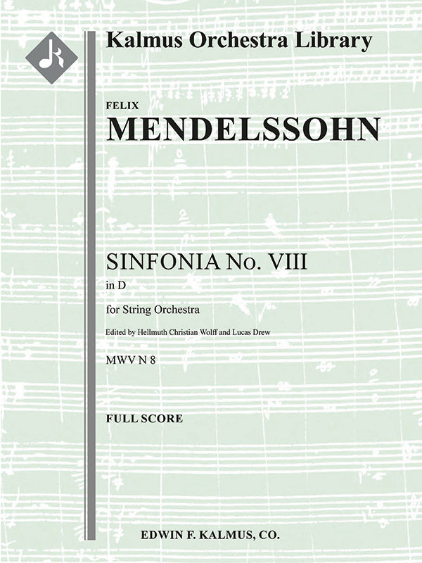 Sinfonia No. 8: String Symphony in D Cover Image