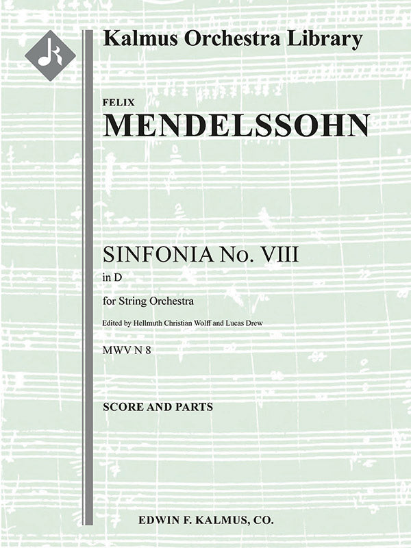 Sinfonia No. 8: String Symphony in D Cover Image