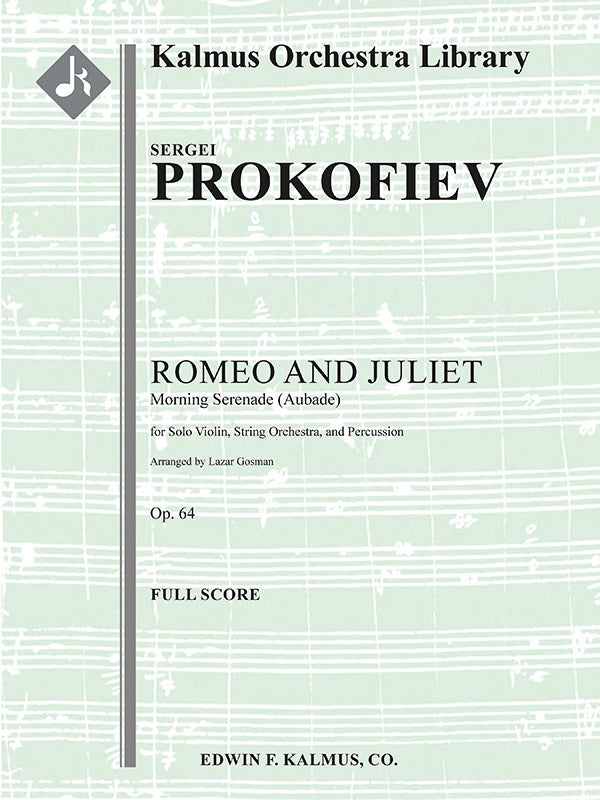Romeo and Juliet, Op. 64: Morning Serenade (Aubade) Cover Image
