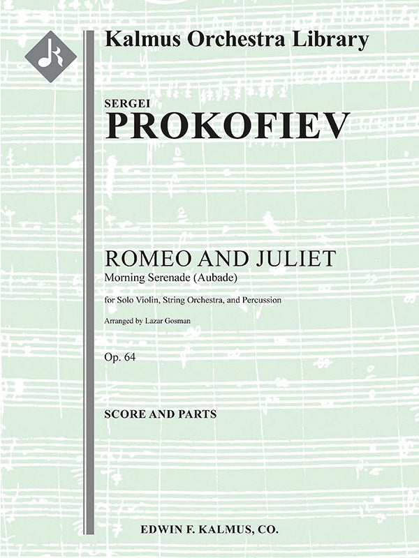 Romeo and Juliet, Op. 64: Morning Serenade (Aubade) Cover Image