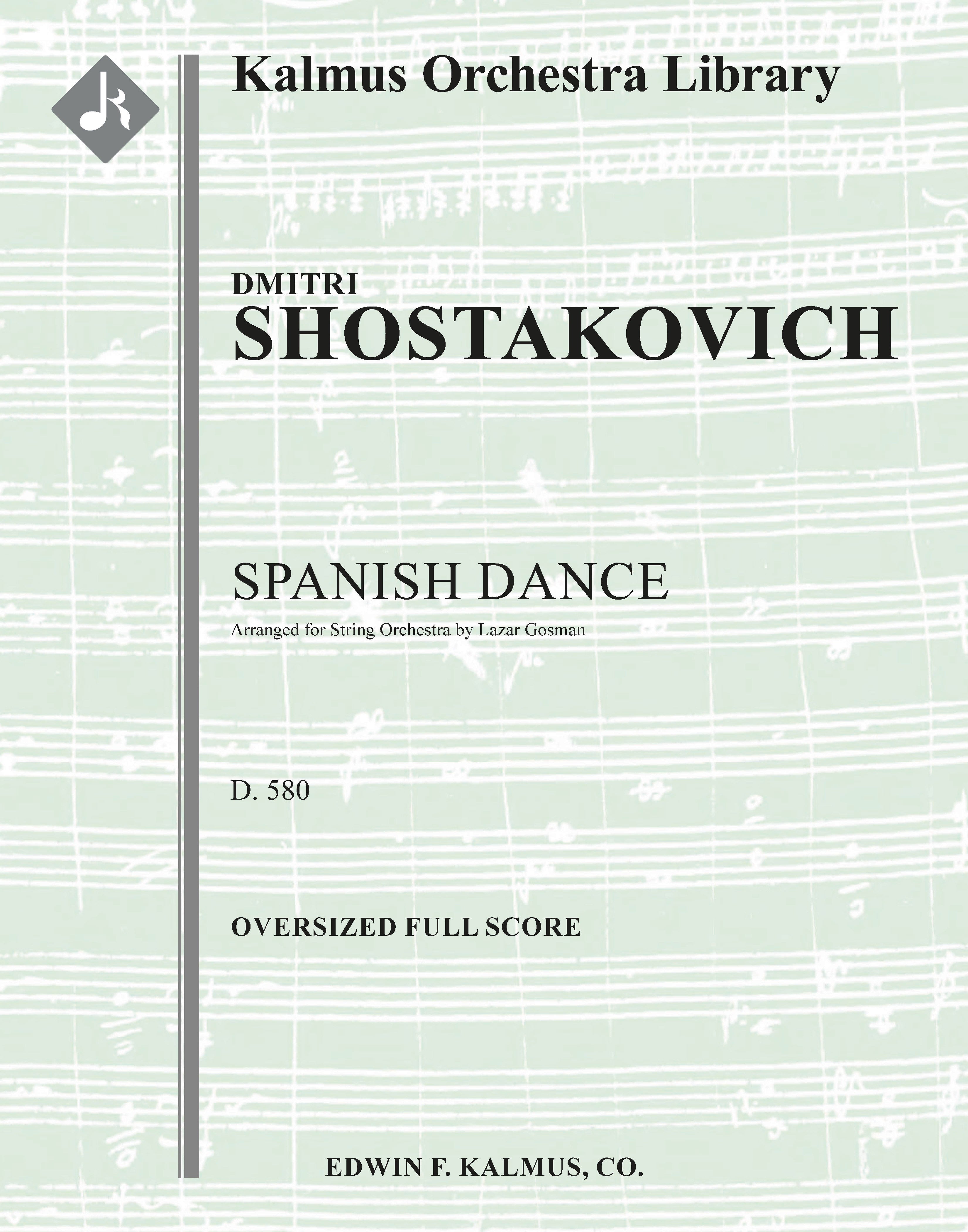 Spanish Dance, D. 580 Cover Image