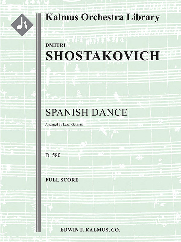Spanish Dance, D. 580 Cover Image