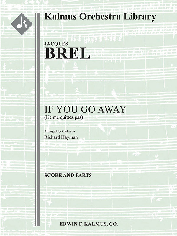 If You Go Away (Ne me quitte pas) Cover Image