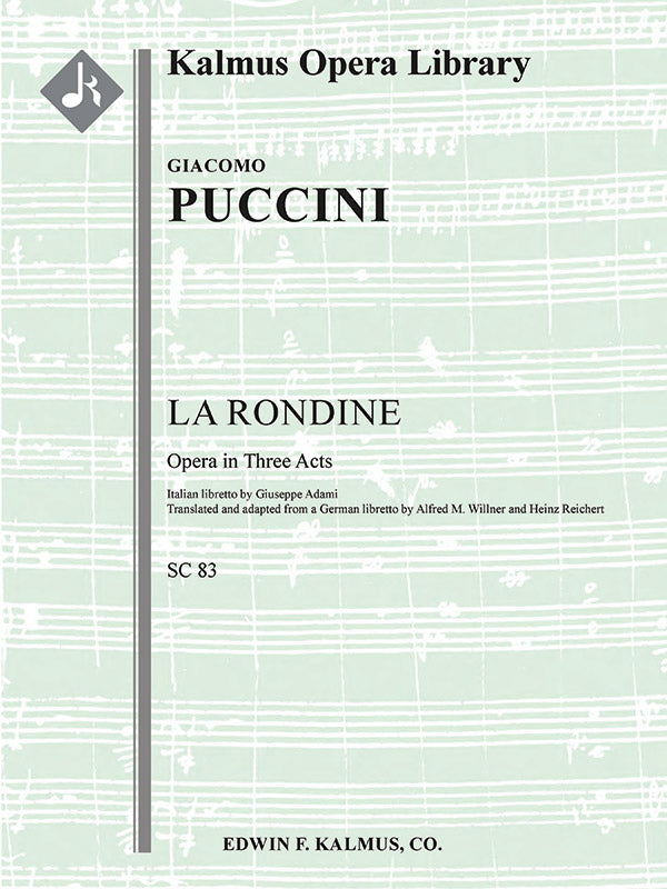 La Rondine (The Swallow) (complete) Cover Image