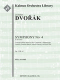 Symphony No. 4 in D minor, Op. 13/B. 41 (critical edition) Cover Image