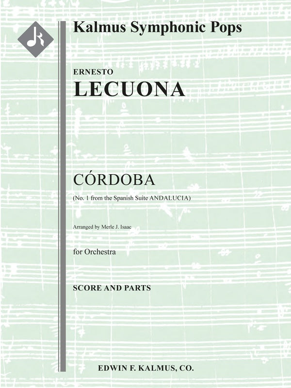 Andalucia (Suite Espagnola), No. 1: Cordoba Cover Image