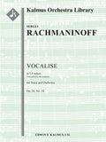 Vocalise, Op. 34, No. 14 (C# minor) [composer's transcription] Cover Image