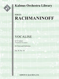 Vocalise, Op. 34, No. 14 (C# minor) [composer's transcription] Cover Image