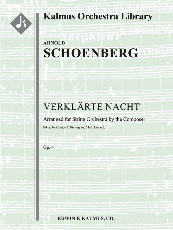 Verklaerte Nacht, Op. 4 (composer's 1917 transcription) Cover Image