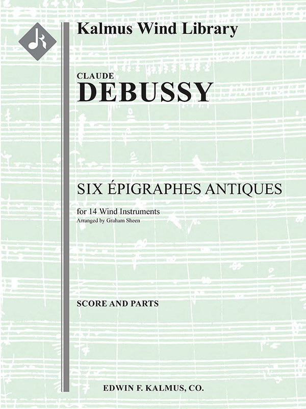 Six Epigraphes Antiques Cover Image