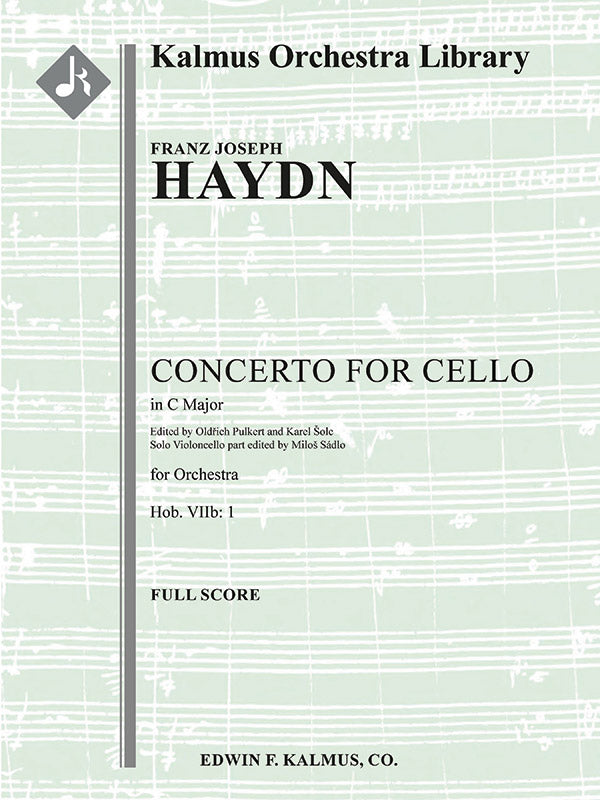 Concerto for Cello No. 1 in C, Hob.VIIb:1 Cover Image