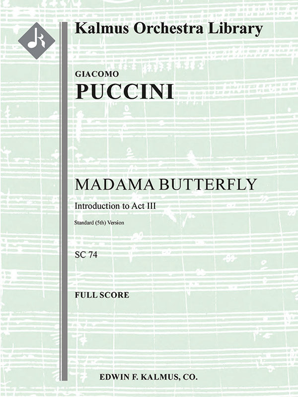 Madama Butterfly, Act III (3): Introduction Cover Image