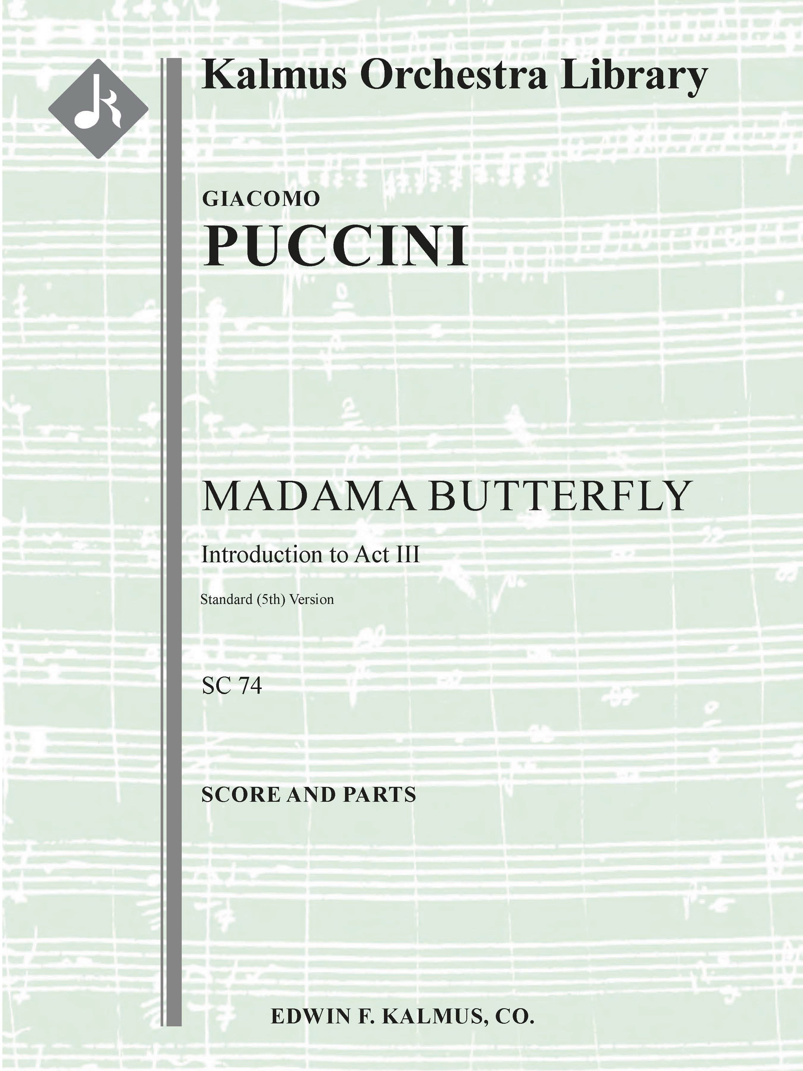 Madama Butterfly, Act III (3): Introduction Cover Image