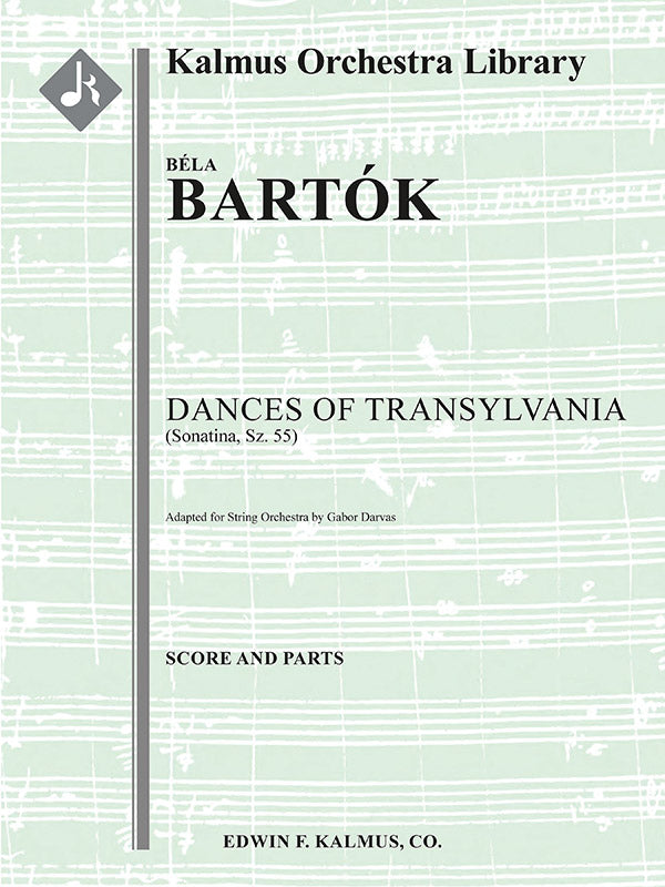 Dances of Transylvania (Sonatina, Sz. 55) Cover Image