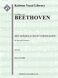 Mit Maedeln sich vertragen, WoO 90 (Concert Aria) Cover Image