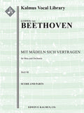 Mit Maedeln sich vertragen, WoO 90 (Concert Aria) Cover Image