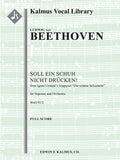 Concert Aria: Soll ein Schuh nicht druecken!, WoO 91/2 (Two Concert Arias from Ignaz Umlauf's Singspiel "Die Schoene Schusterin") Cover Image
