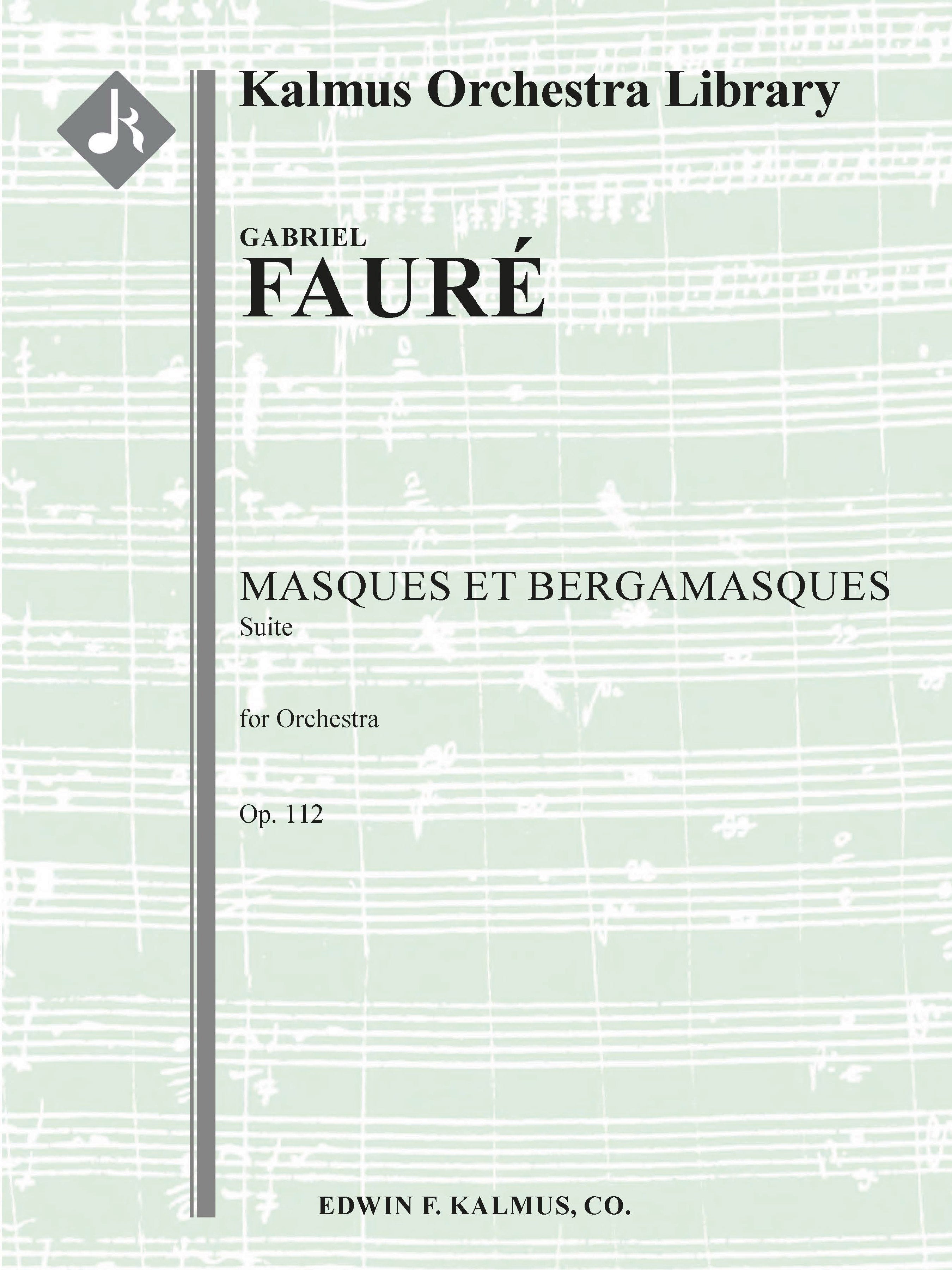 Masques et Bergamasques: Suite, Op. 112 Cover Image