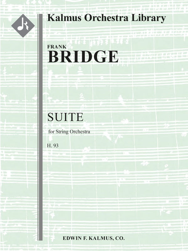 Suite for String Orchestra, H. 93 Cover Image