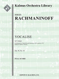 Vocalise, Op. 34, No. 14 in E minor [composer 1919's transcription] Cover Image