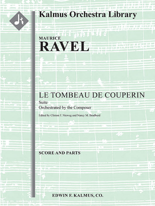Le Tombeau de Couperin: Suite (composer's transcription) Cover Image