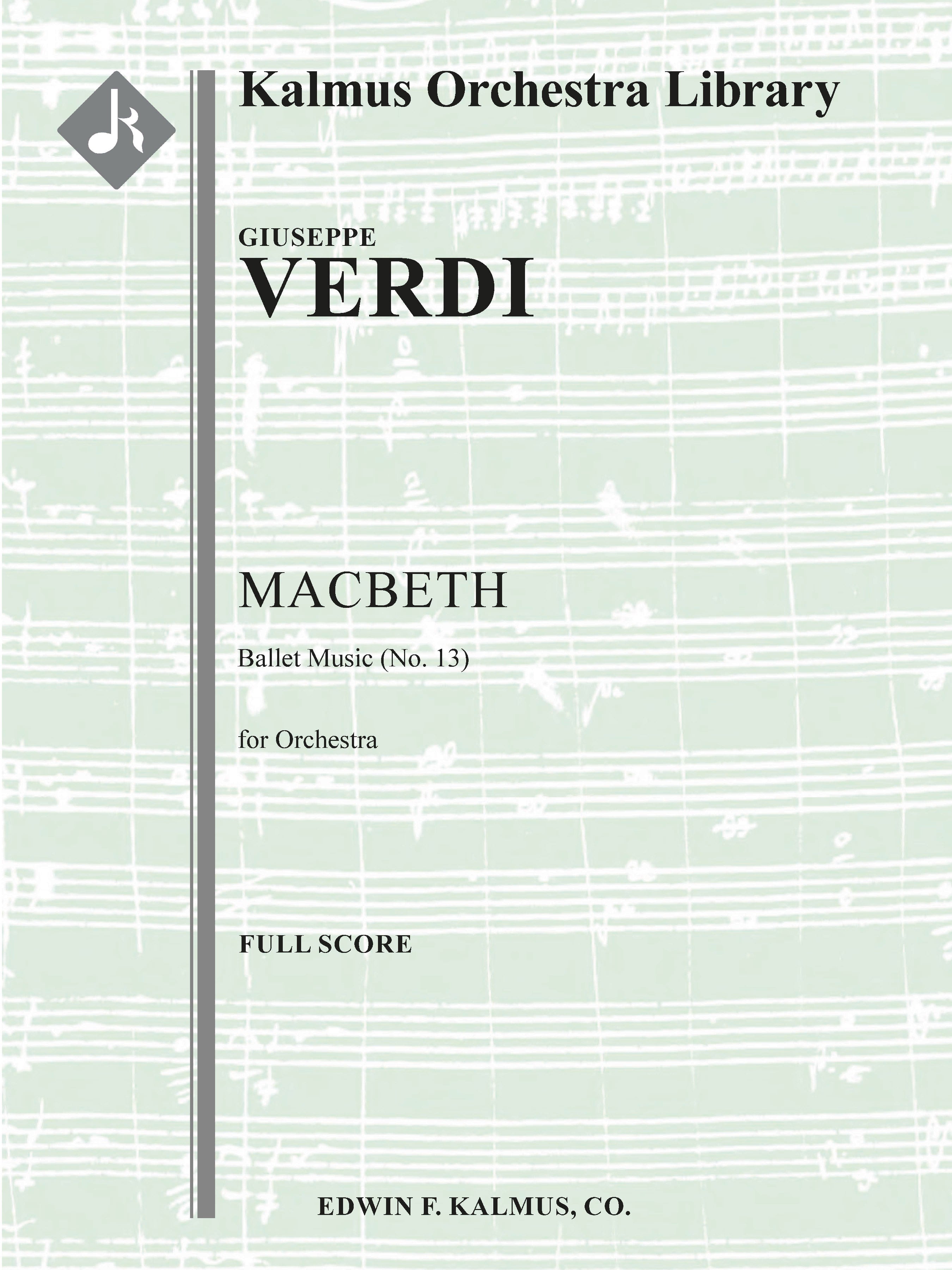 Macbeth: Ballet Music (No. 13) Cover Image