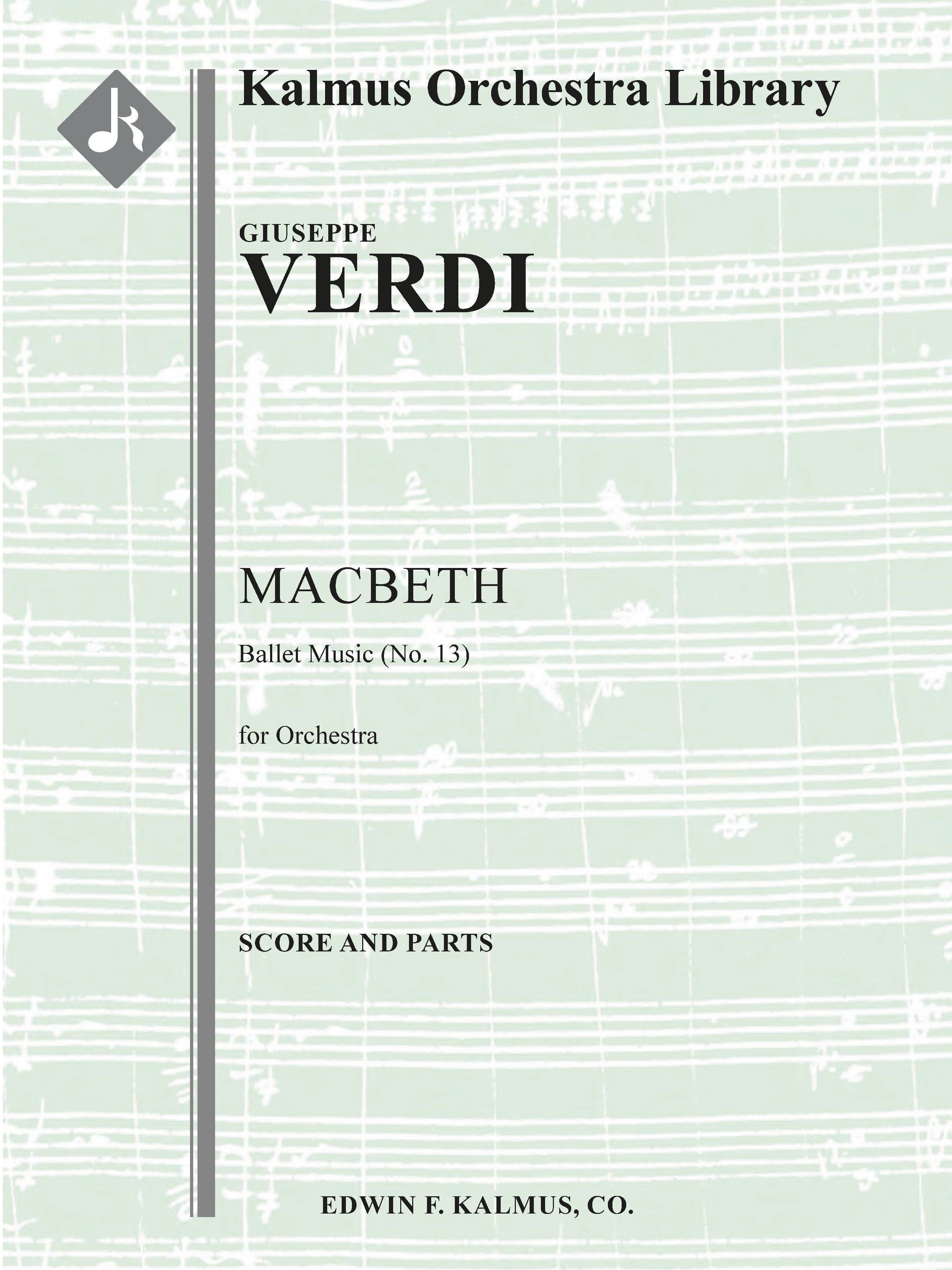 Macbeth: Ballet Music (No. 13) Cover Image