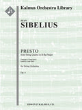String Quartet in B-flat, Op. 4: Presto (composer's transcription) Cover Image