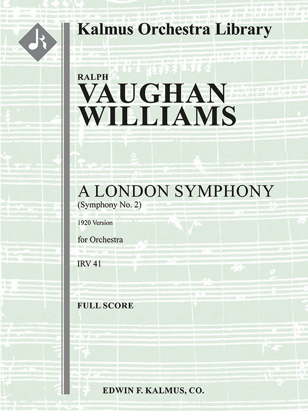 Symphony No. 2 'A London Symphony' (1920 version) Cover Image