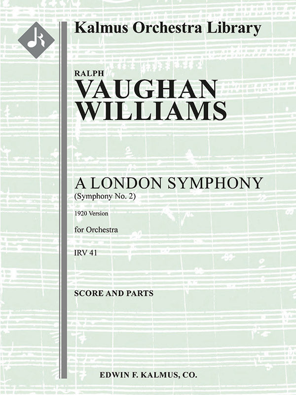 Symphony No. 2 'A London Symphony' (1920 version) Cover Image