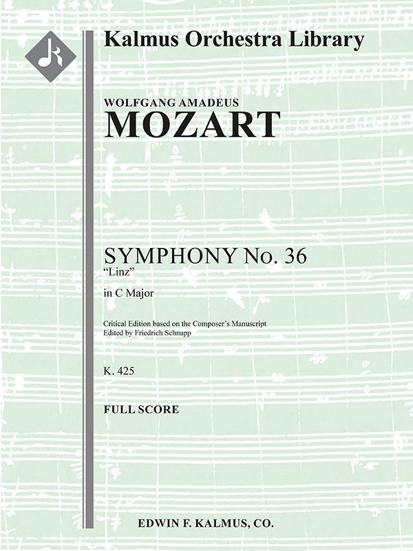 Symphony No. 36 in C, K. 425 'Linz' Cover Image