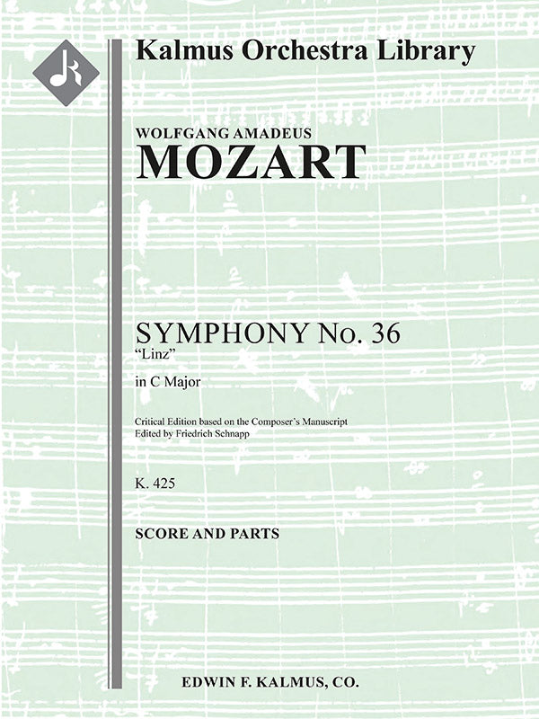 Symphony No. 36 in C, K. 425 'Linz' Cover Image