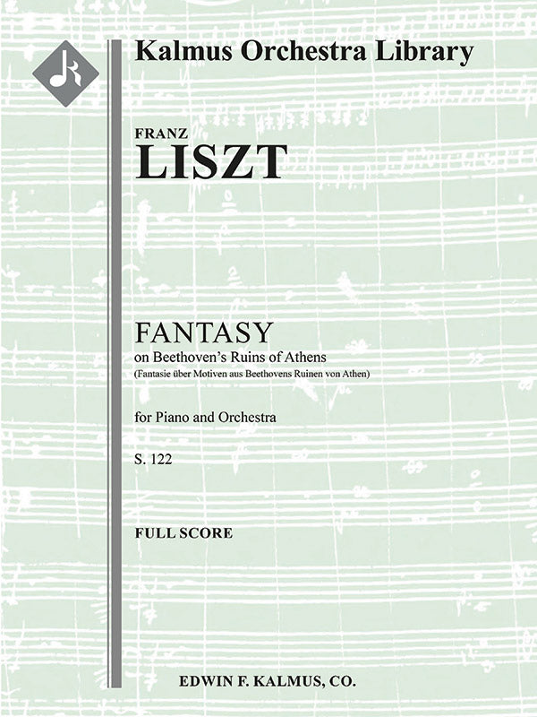Fantasy on Beethoven's Ruins of Athens, S. 122 Cover Image