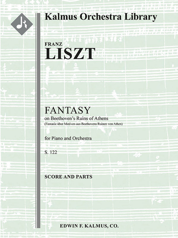 Fantasy on Beethoven's Ruins of Athens, S. 122 Cover Image