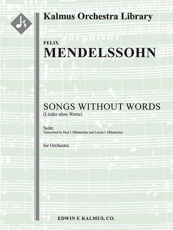 Songs Without Words (Lieder Ohne Worte): Suite [transcription] Cover Image
